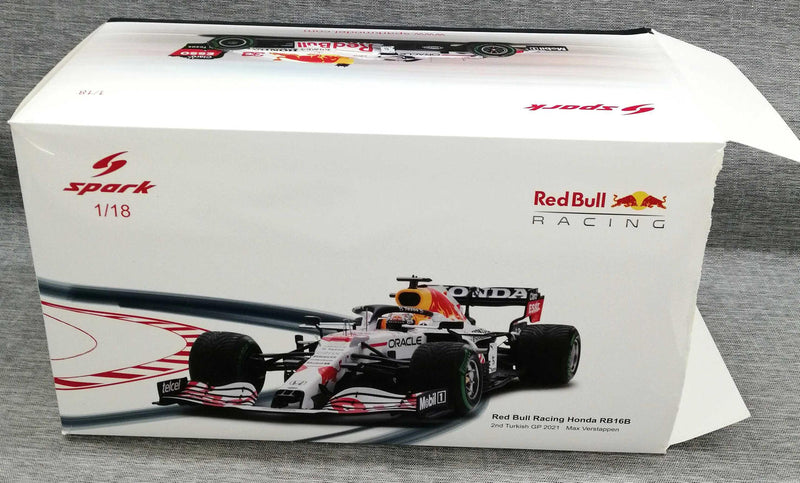 Load image into Gallery viewer, SPARK Red Bull Honda RB16B 1/18 Scale Model Car– Used
