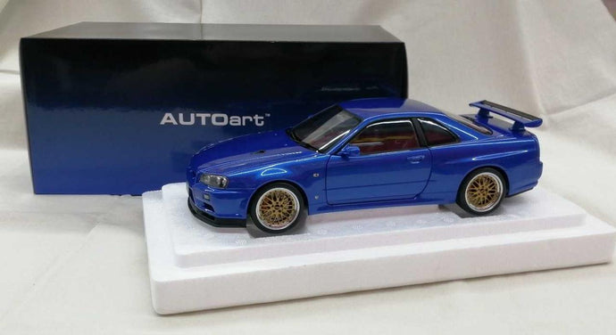 AUTOart 1/18 Nissan Skyline GT-R R34 V-Spec II BBS LM Wheel Ver. Bayside