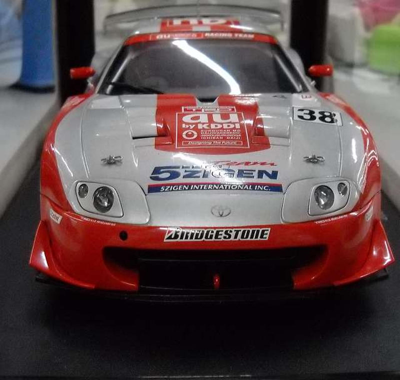 Laden Sie das Bild in Galerie -Viewer, AUTOART #38 2003 JGTC au CERUMO SUPRA 1/18 Scale Car– Used
