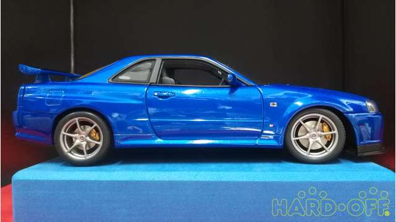 Cargue la imagen en el visor de la galería, AUTOart 77335 Nissan Skyline GT-R (R34) V-SPEC II 1/18 Scale Car– Used
