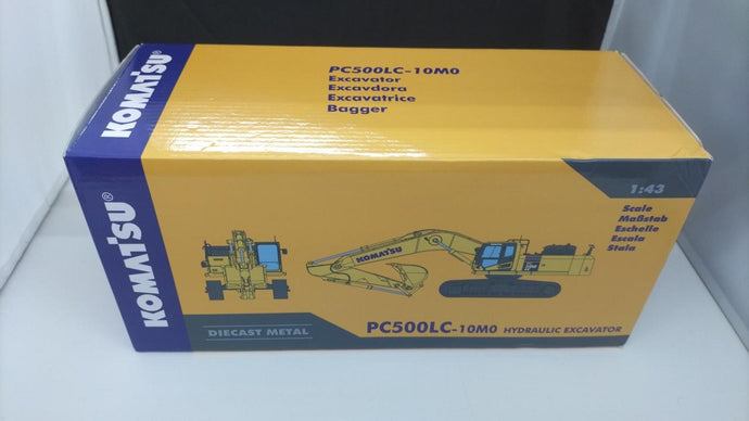 KOMATSU 1/43 Komatsu PC500LC-10M0 Excavator Scale Model– Used