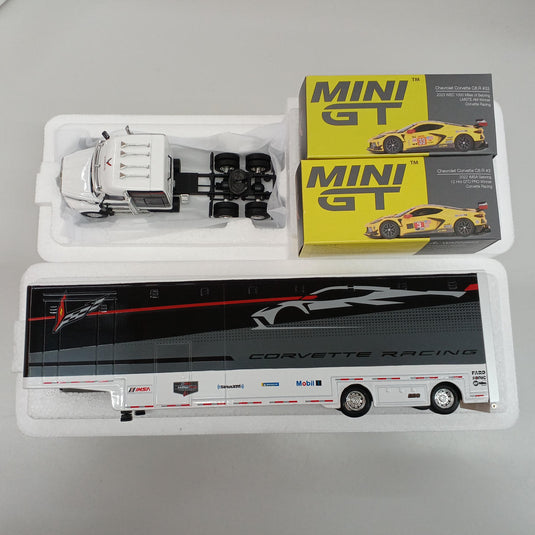 WESTERN STAR Corvette Racing C8.R Transporter Set 1/64 Scale– Used
