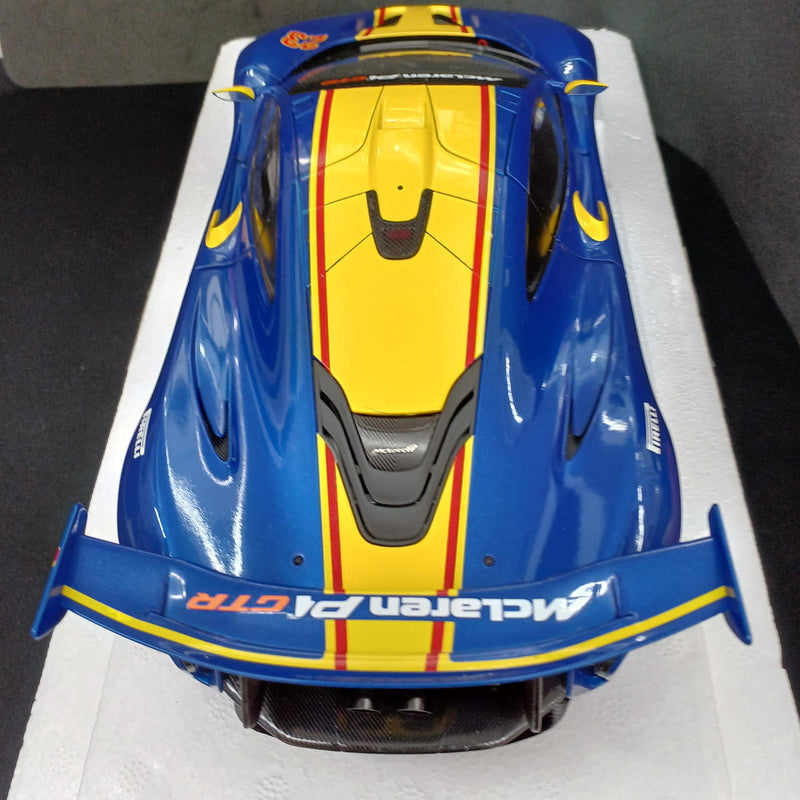 Load image into Gallery viewer, AUTOart McLaren P1 GTR Blue/Yellow 1/18 Scale Car– Used
