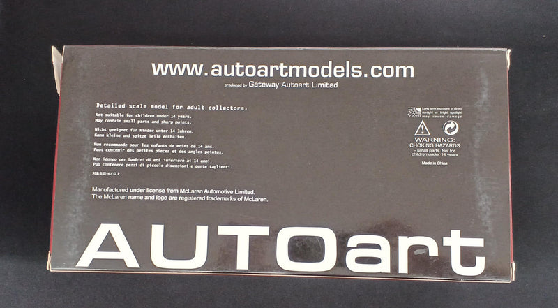 Load image into Gallery viewer, AUTOart McLaren P1 GTR Blue/Yellow 1/18 Scale Car– Used

