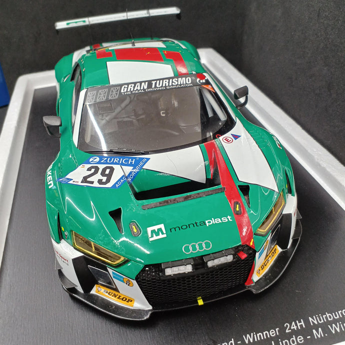 SPARK Nurburgring 24h Race 2017 Audi R8 LMS 1/18 Scale Car– Used