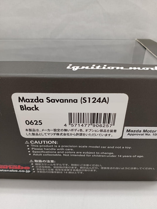 Watanabe Mazda Savanna S124A 1/43 Scale Model Car– Used