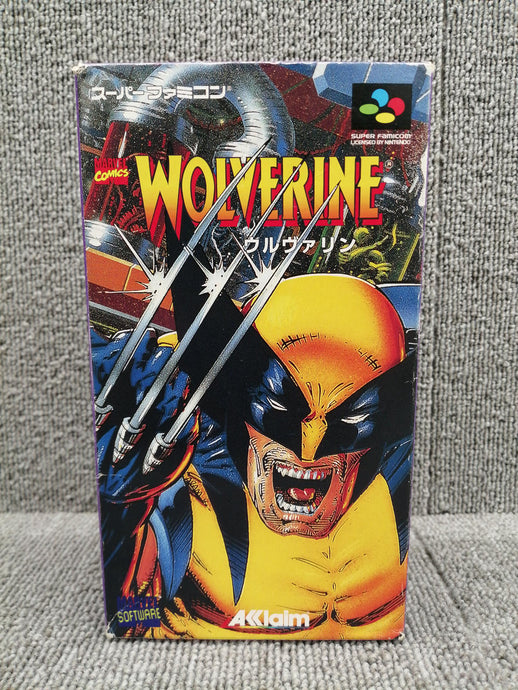 ACCLAIM Wolverine Super Famicom (SFC) soft Japanese Version -Used