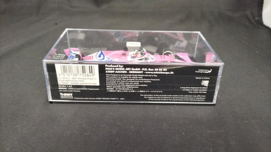 MINICHAMPS BWT Racing Point F1 Mercedes RP20 Sergio Perez Sakhir GP 2020 Winner 1/43– Used