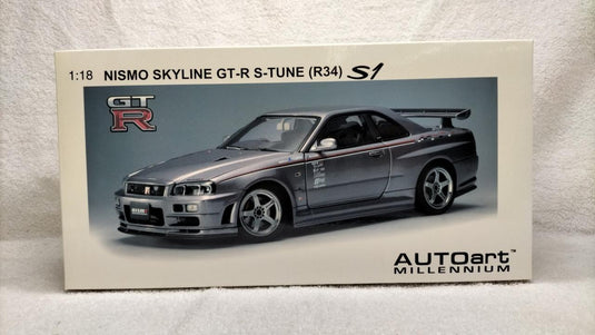 AUTOART R34 S-TUNE 1/18 Scale Model Car– Used