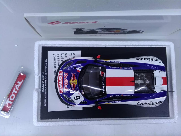 SPARK McLaren MP4-12C GT TOUR 2013 #9 1/18 Scale Car– Used