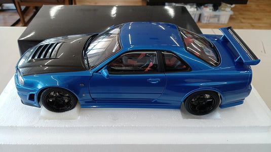 AUTOart 77460 1/18 Nismo R34 GT-R Z-TUNE (Bayside Blue)– Used