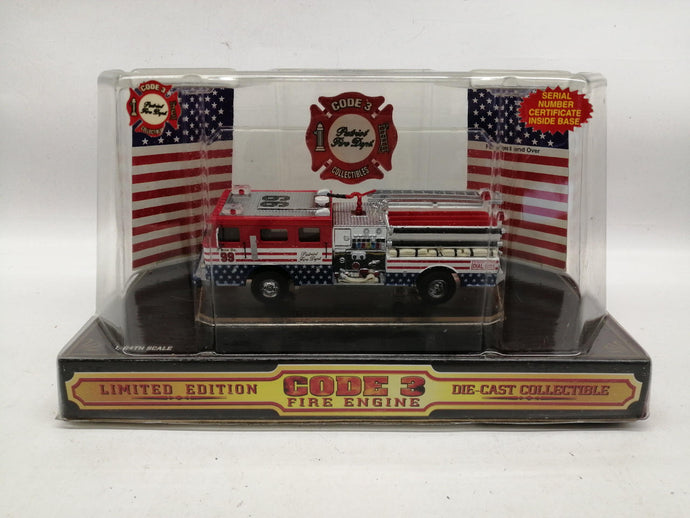 CODE 3 1/64 PATRIOT FIRE DEPARTMENT Diecast Model– Used