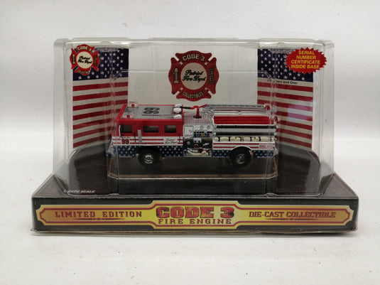 CODE 3 1/64 PATRIOT FIRE DEPARTMENT Diecast Model– Used