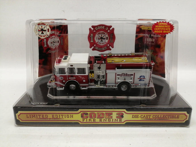 CODE 3 1/64 ORLANDO FIRE DEPARTMENT Diecast Model– Used