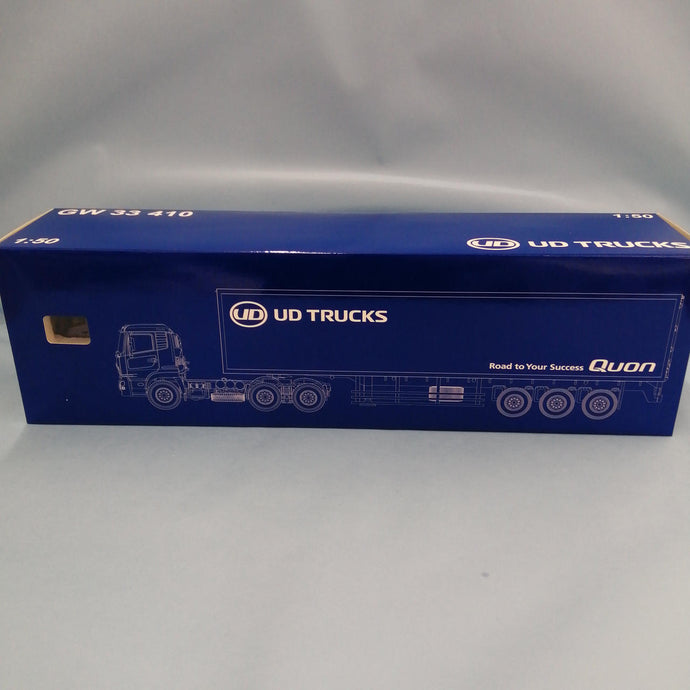 UD TRUCKS 1/50 QUON Dark Blue Scale Model– Used