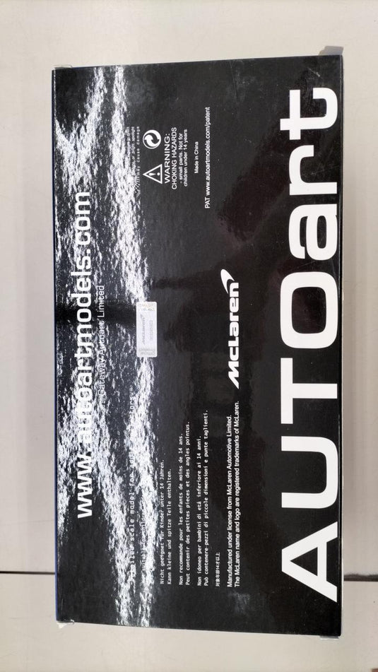 AUTOart McLaren 600LT Diecast Car 1/18 Scale– Used