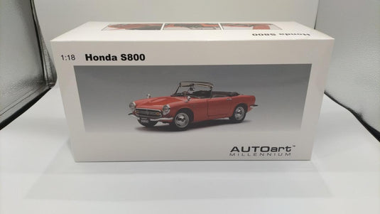 AUTOART 1/18 HONDA S800 Scale Model Car– Used