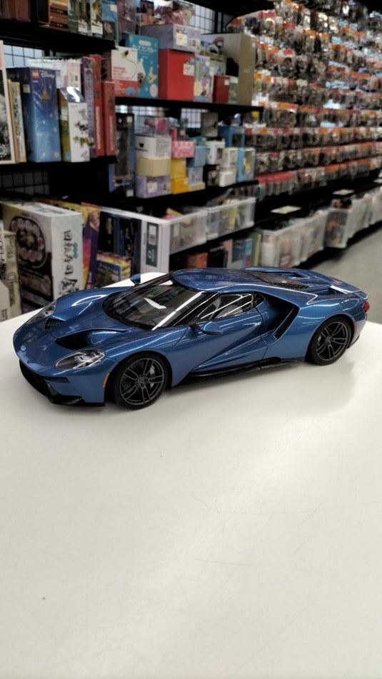 AUTOart 1/18 Ford GT 2017 (Metallic Blue) Diecast Car– Used