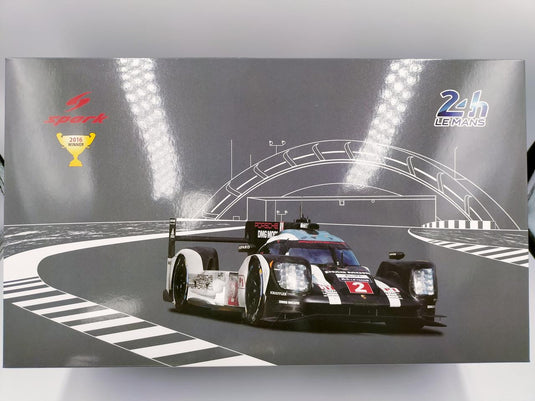 SPARK Porsche 919 Hybrid Le Mans 2016 1/18 Diecast Car– Used