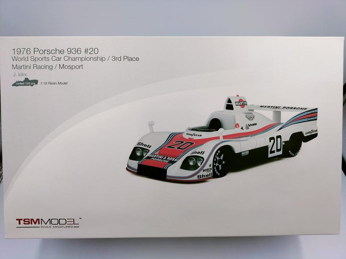TSM MODEL 1976 Porsche 936 1/18 Diecast Car– Used