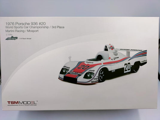TSM MODEL 1976 Porsche 936 1/18 Diecast Car– Used