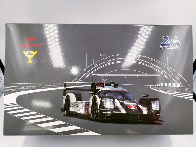 SPARK Porsche 919 Le Mans 2016 1/18 Diecast Car– Used