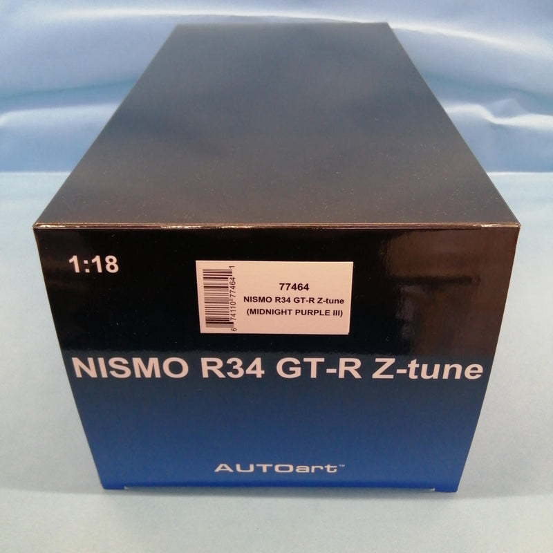 Cargue la imagen en el visor de la galería, AUTOart 77464 1/18 Nismo R34 GT-R Z-TUNE Scale Car– Used
