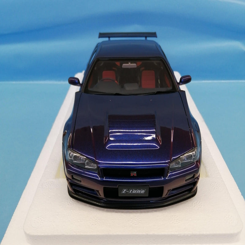 Cargue la imagen en el visor de la galería, AUTOart 77464 1/18 Nismo R34 GT-R Z-TUNE Scale Car– Used
