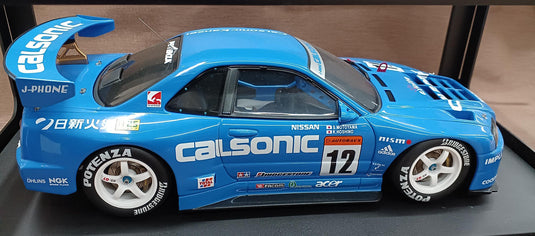 AUTOart GT-R (R34) V-SPEC II White Pearl 1/18 Scale Car– Used