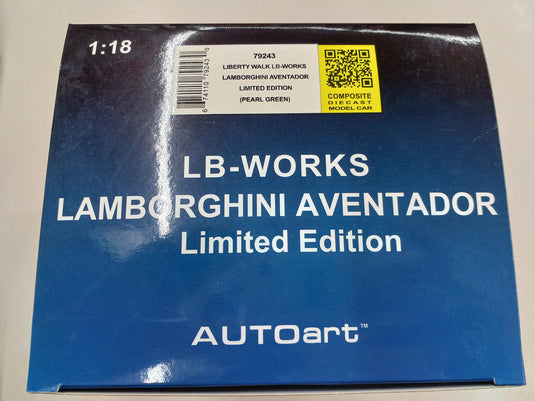 AUTOart LAMBORGHINI AVENTADOR Diecast 1/18 Scale Car– Used