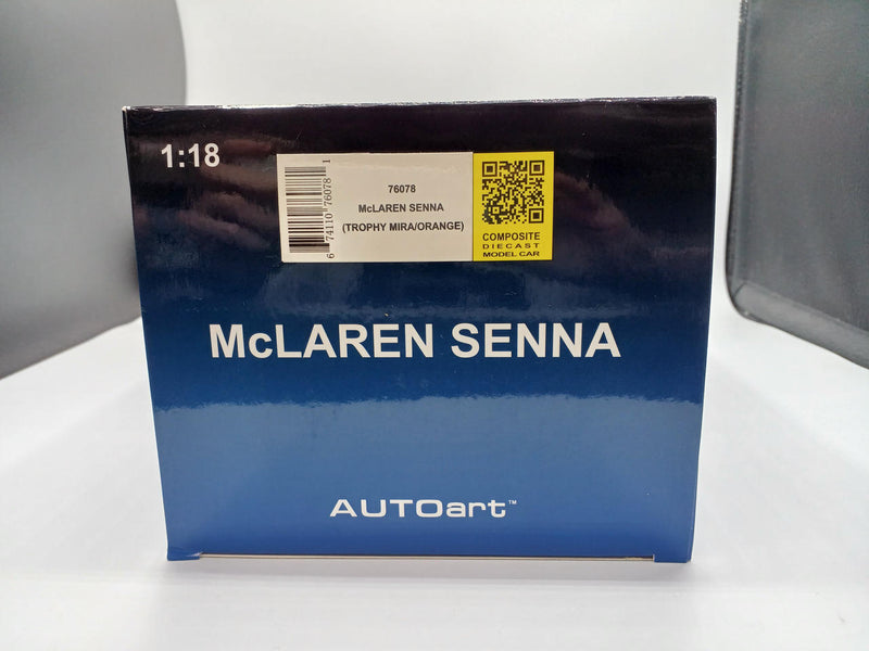 Cargue la imagen en el visor de la galería, AUTOart 76078 McLAREN SENNA 1/18 Scale Car– Used
