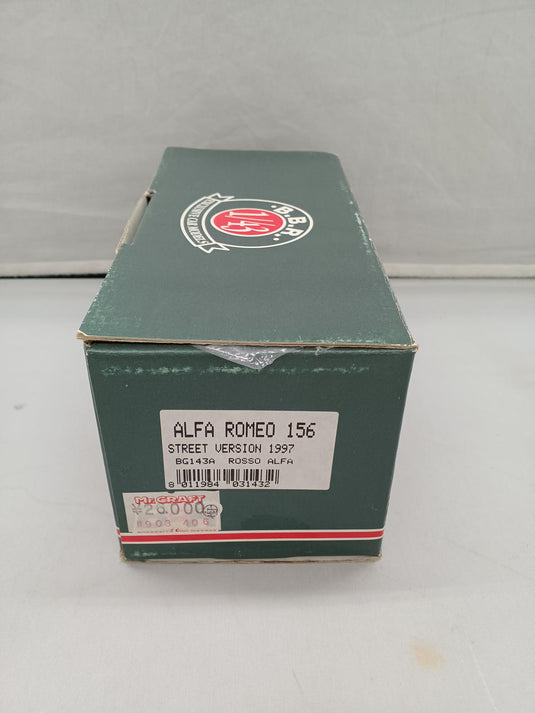 B.B.R. Alfa Romeo 156 STREET VERSION 1997 1/43 Scale Car– Used
