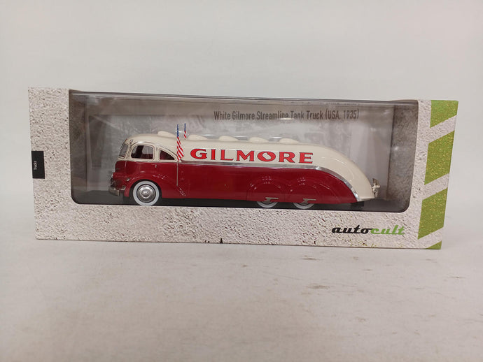 AUTOCULT White-Gilmore Streamline Tank Truck 1/43 Diecast Car– Used