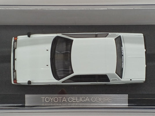INTERALLIED/HI-STORY HS058WH TOYOTA CELICA COUPE 1800 GT-T (SMASH WHITE) 1/43– Used