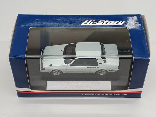 INTERALLIED/HI-STORY HS058WH TOYOTA CELICA COUPE 1800 GT-T (SMASH WHITE) 1/43– Used