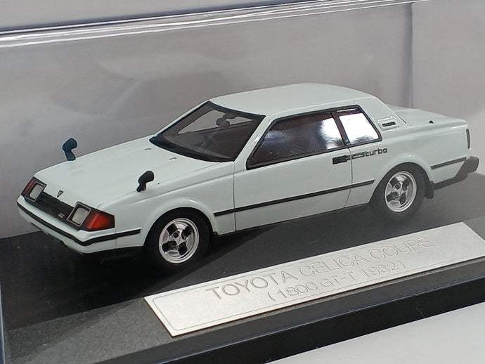 INTERALLIED/HI-STORY HS058WH TOYOTA CELICA COUPE 1800 GT-T (SMASH WHITE) 1/43– Used