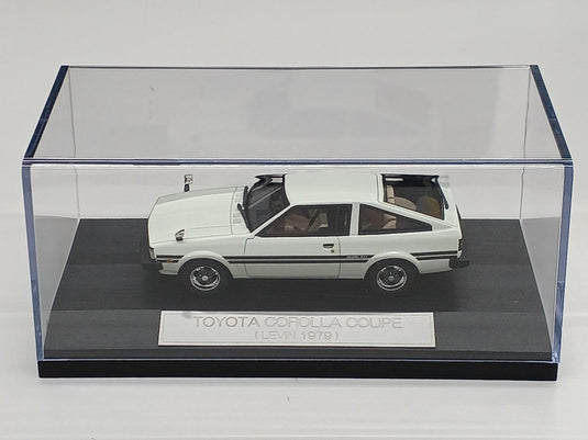 INTERALLIED/HI-STORY HS057WH TOYOTA COROLLA LEVIN (SL MORITZ WHITE) 1/43– Used