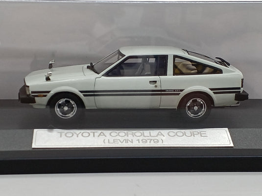 INTERALLIED/HI-STORY HS057WH TOYOTA COROLLA LEVIN (SL MORITZ WHITE) 1/43– Used