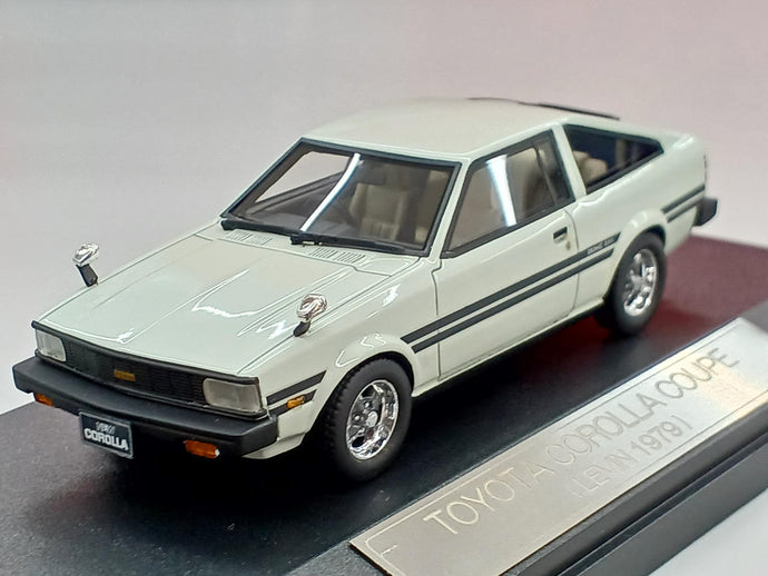 INTERALLIED/HI-STORY HS057WH TOYOTA COROLLA LEVIN (SL MORITZ WHITE) 1/43– Used