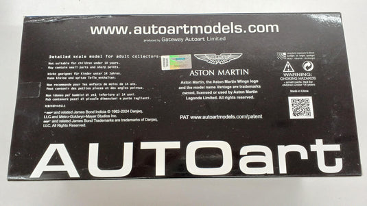 AUTOart Aston Martin DB5 James Bond Car 1/18 Diecast Car– Used