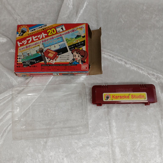 BANDAI Karaoke Studio Top Hit 20 VOL.1 Famicom (NES) soft Japanese Version -Used