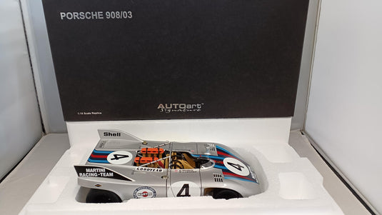 AUTOart 1/18 Porsche 908/03 Nurburgring '71 1/18 Scale Model Car– Used