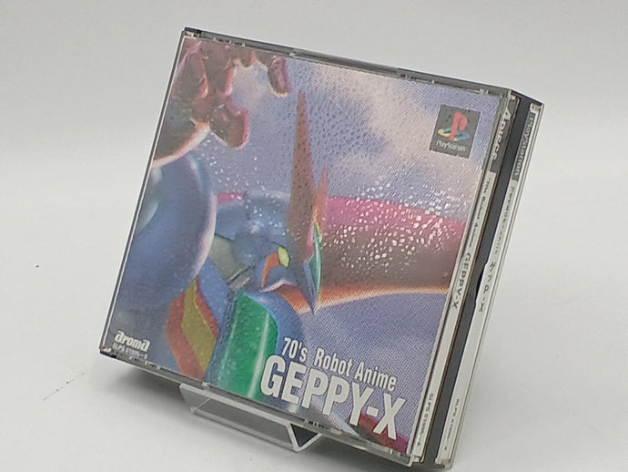 AROMA '70s Robot Anime Geppy-X PlayStation (PS1) soft Japanese Version -Used