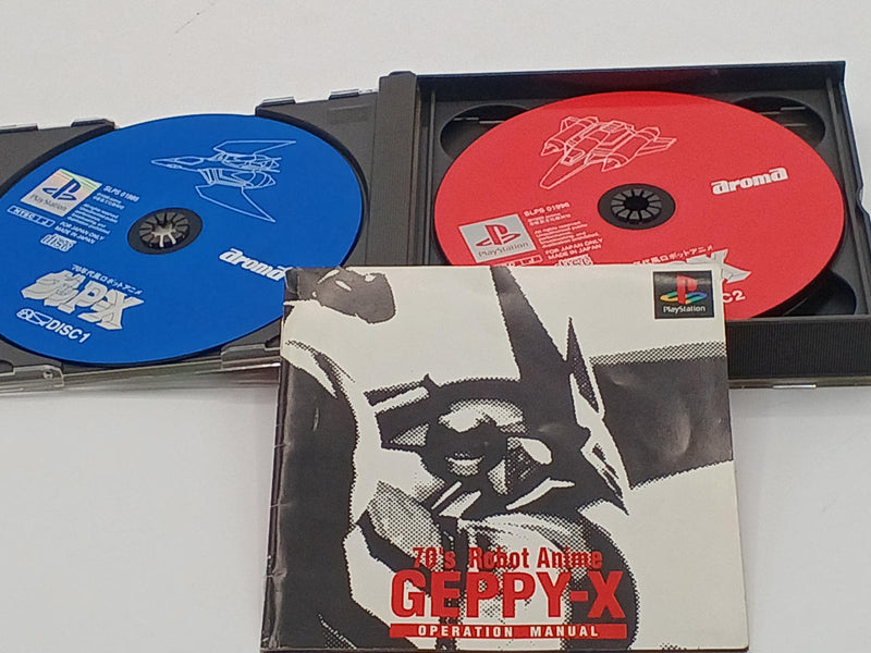 Laden Sie das Bild in Galerie -Viewer, AROMA &#39;70s Robot Anime Geppy-X PlayStation (PS1) soft Japanese Version -Used
