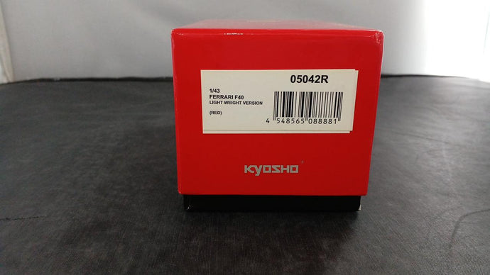 KYOSHO FERRARI F40 LIGHT WEIGHT VERSION 1/43 Scale Car– Used