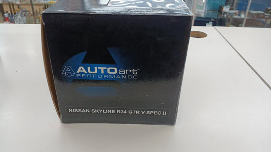 AUTOART SKYLINE R34 GTR SPECIAL WHEEL VERSION 1/18 Scale Car– Used