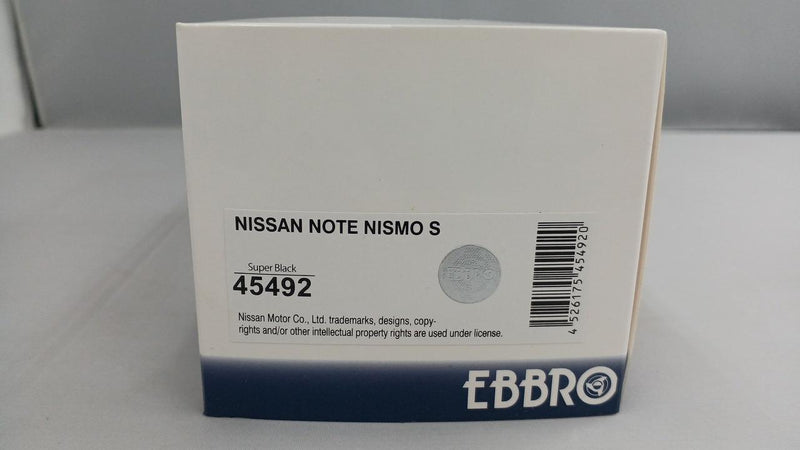 Laden Sie das Bild in Galerie -Viewer, EBBRO [45492] 1/43 NISSAN NOTE NISMO S (Super Black)– Used
