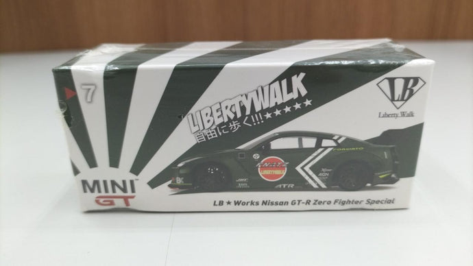 TSM LB★WORKS NISSAN GT-R Zero Fighter Special 1/64 Scale Car– Used