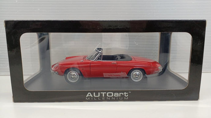 AUTOart Alfa Romeo 1600 Duetto Spider 1/18 Scale Model Car– Used