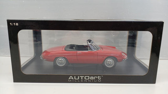 AUTOart Alfa Romeo 1600 Duetto Spider 1/18 Scale Model Car– Used